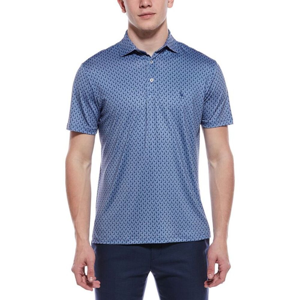 Tailorbyrd Mens  Printed Performance Short, Blue